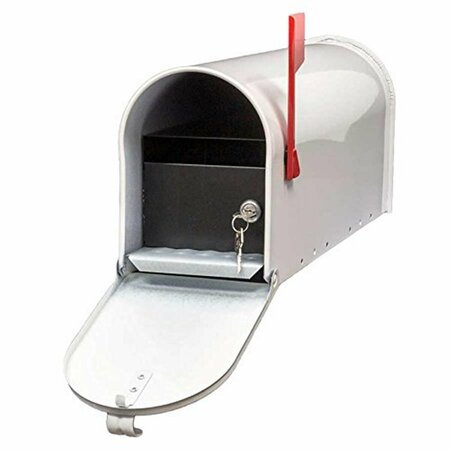 BOOK PUBLISHING CO Gibraltar E1 Economy Mailbox Only with Locking Insert - White GR2642767